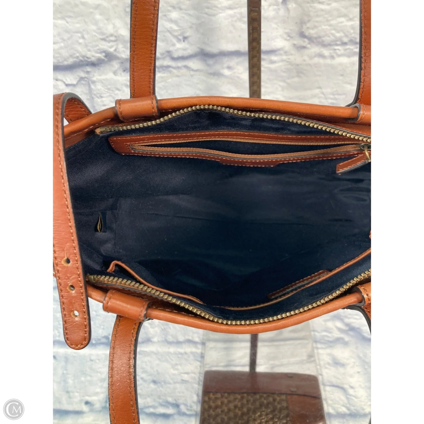 Handbag By Brooks Brothers, Size: Medium