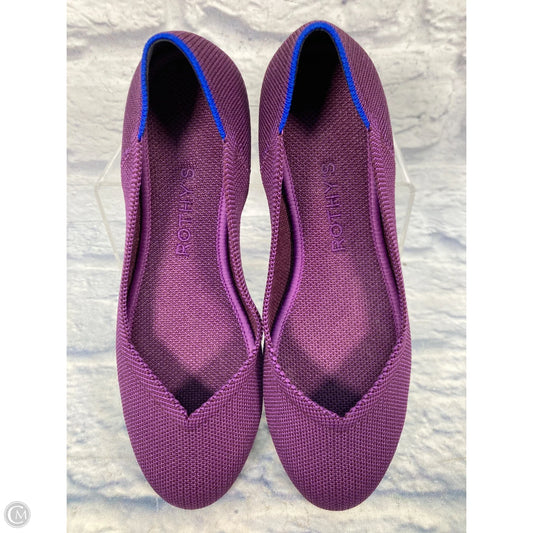 Shoes Flats By Rothys In Purple, Size: 6