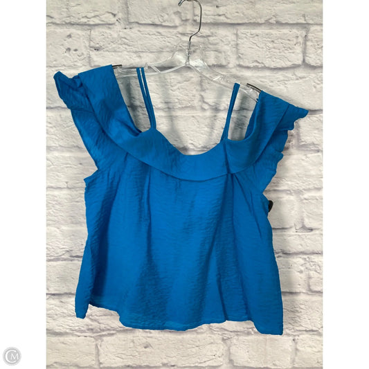 Blouse 3/4 Sleeve By Maeve In Blue, Size: M