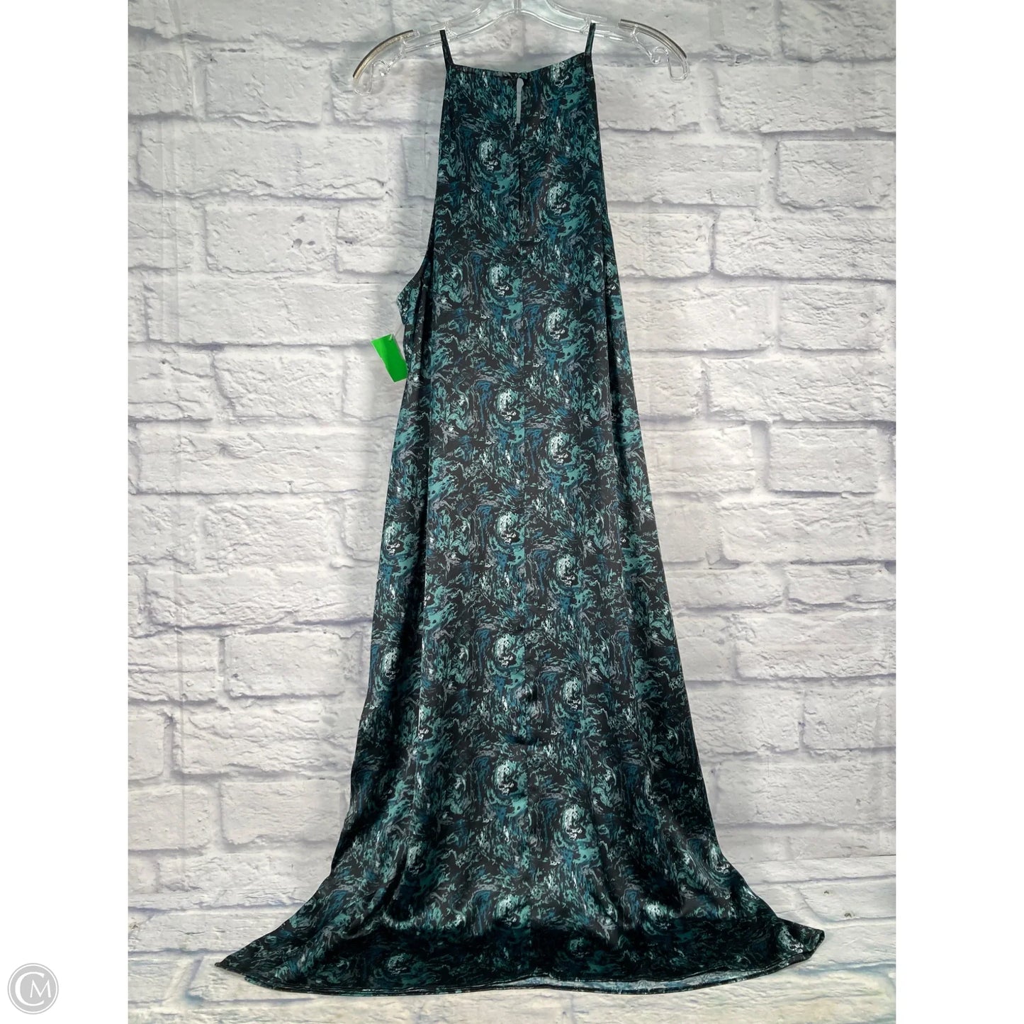 Dress Party Long By Halogen In Black & Green, Size: 2x