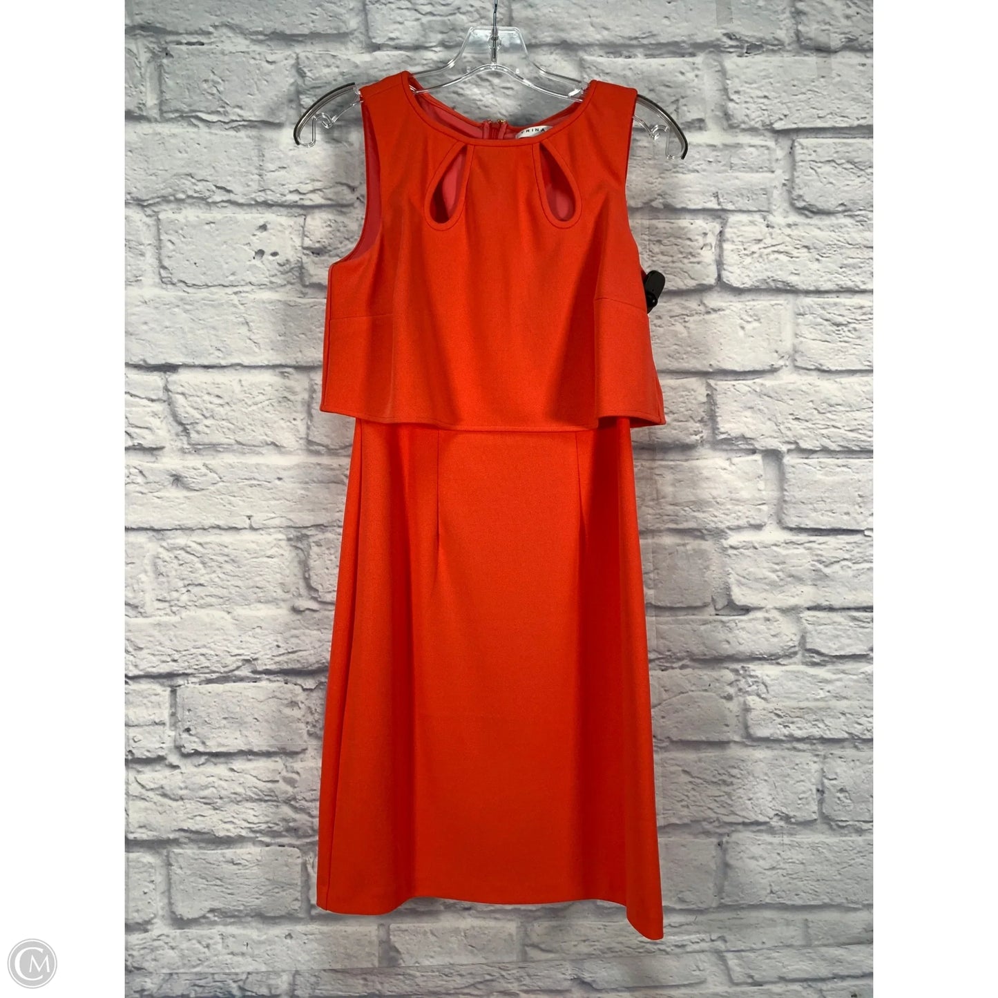 Dress Casual Short By Trina Turk In Coral, Size: Xs