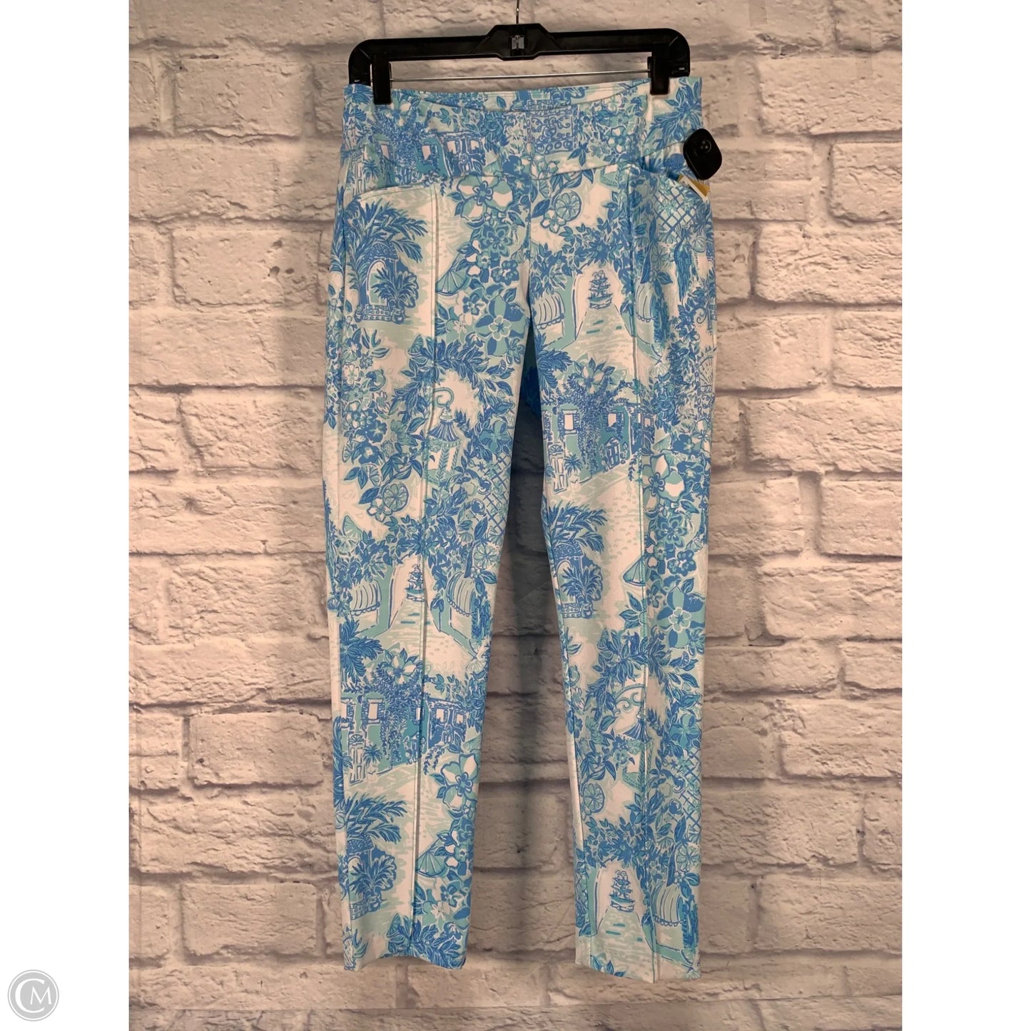Pants Designer By Lilly Pulitzer In Blue Denim, Size: 8