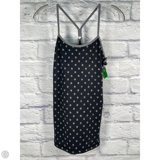 Athletic Tank Top By Lululemon In Black & Grey, Size: 6