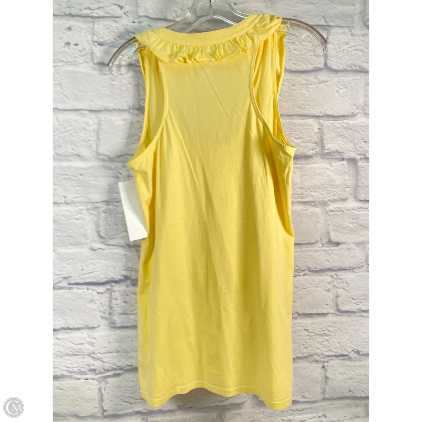 Tank Top Designer By Lilly Pulitzer In Yellow, Size: L