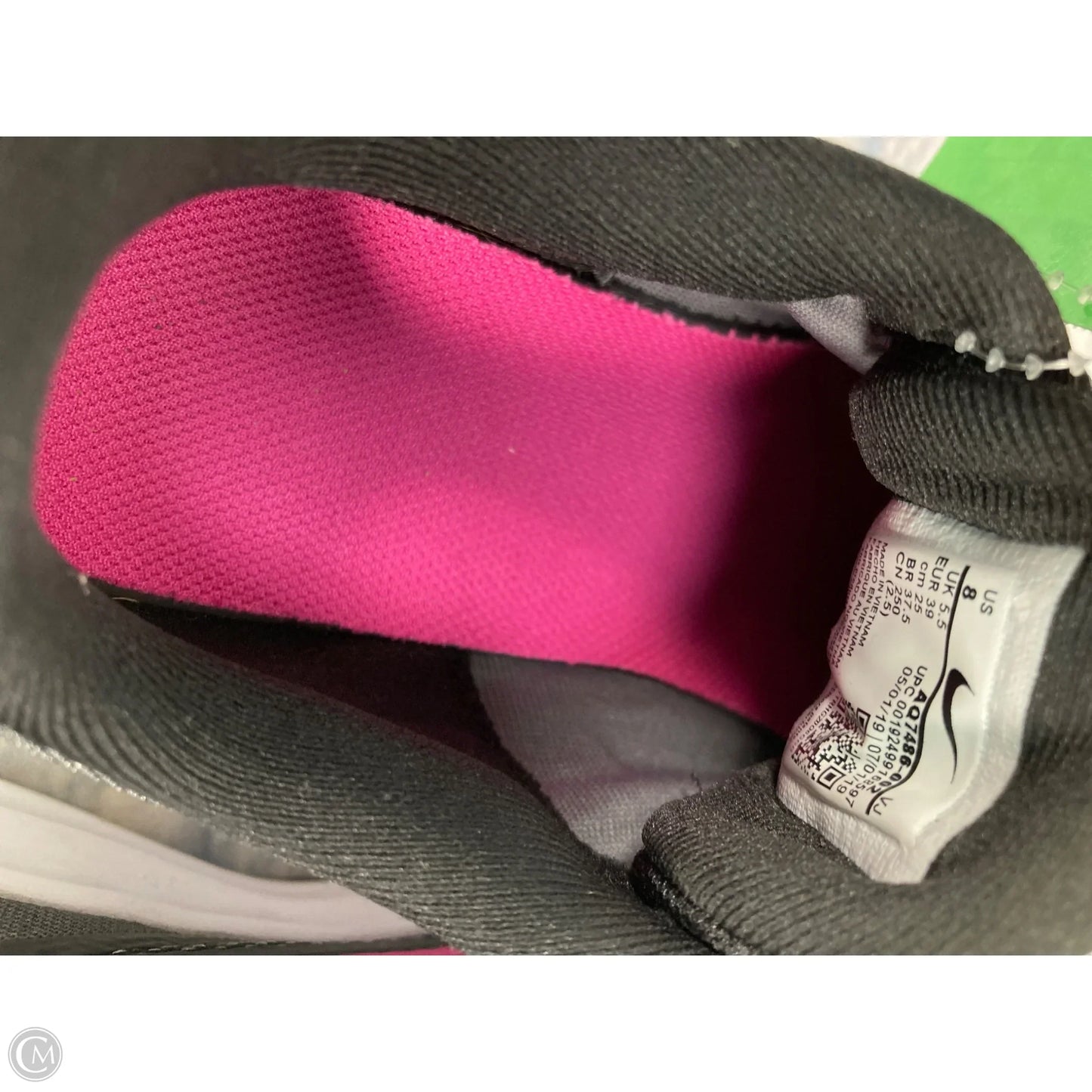 Shoes Athletic By Nike In Black & Pink, Size: 8