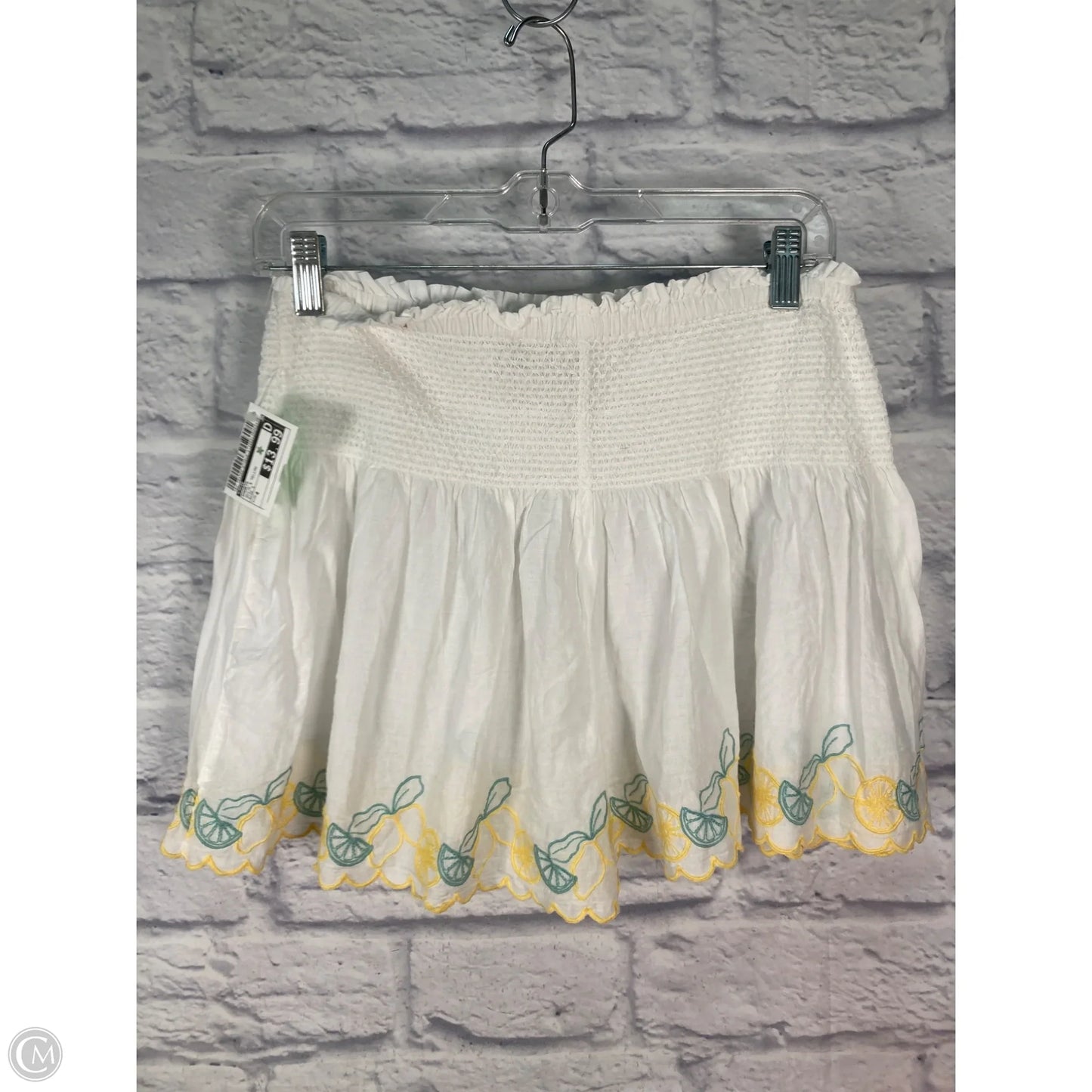 Shorts By Joie In White & Yellow, Size: 4