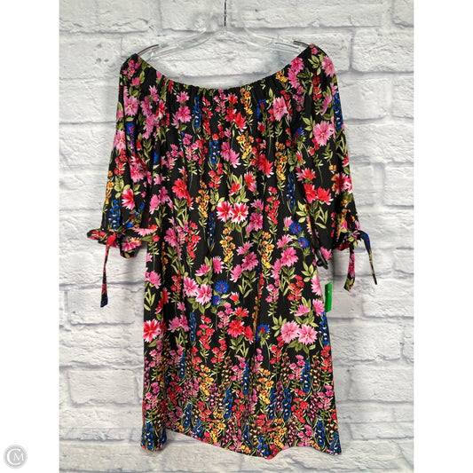 Dress Party Short By Vince Camuto In Black & Purple, Size: M