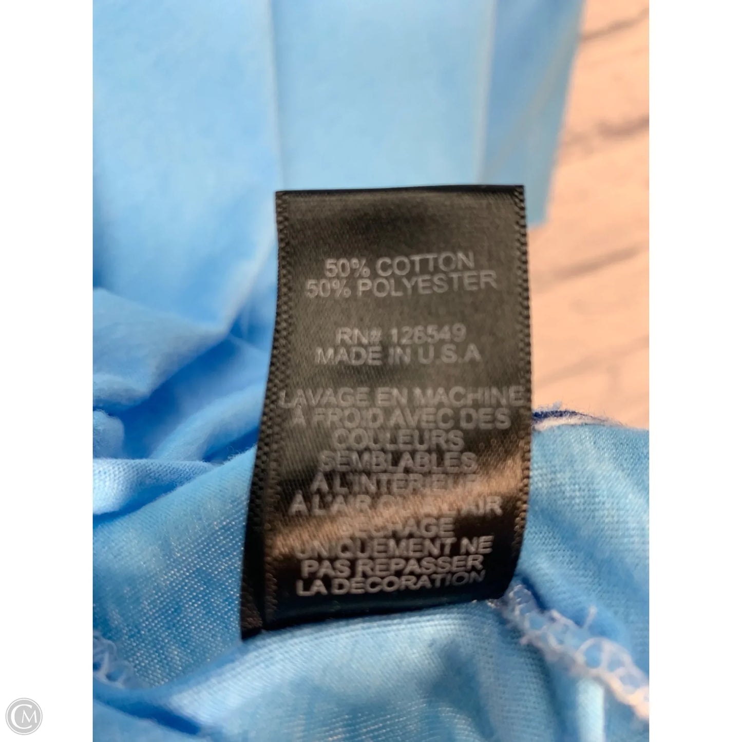 Top Short Sleeve By Clothes Mentor In Blue, Size: Xl