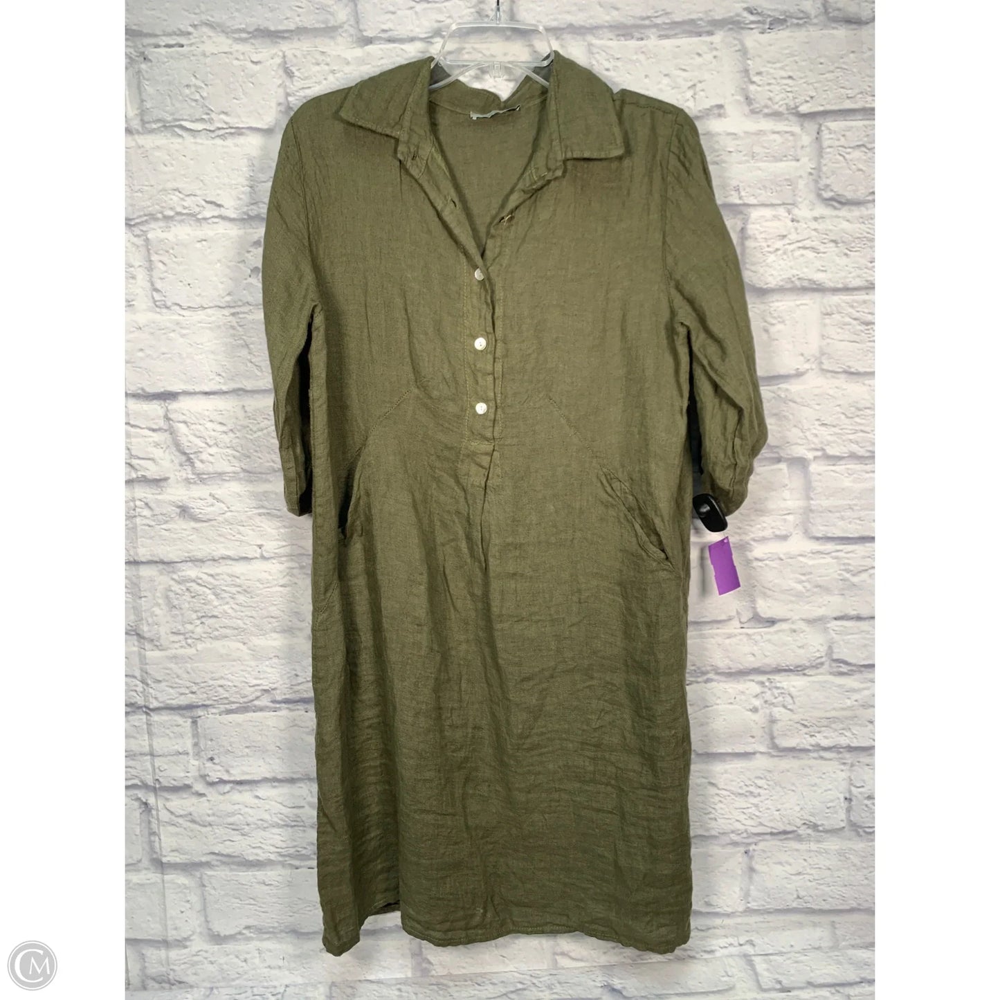 Dress Casual Midi By Clothes Mentor In Green, Size: Xl
