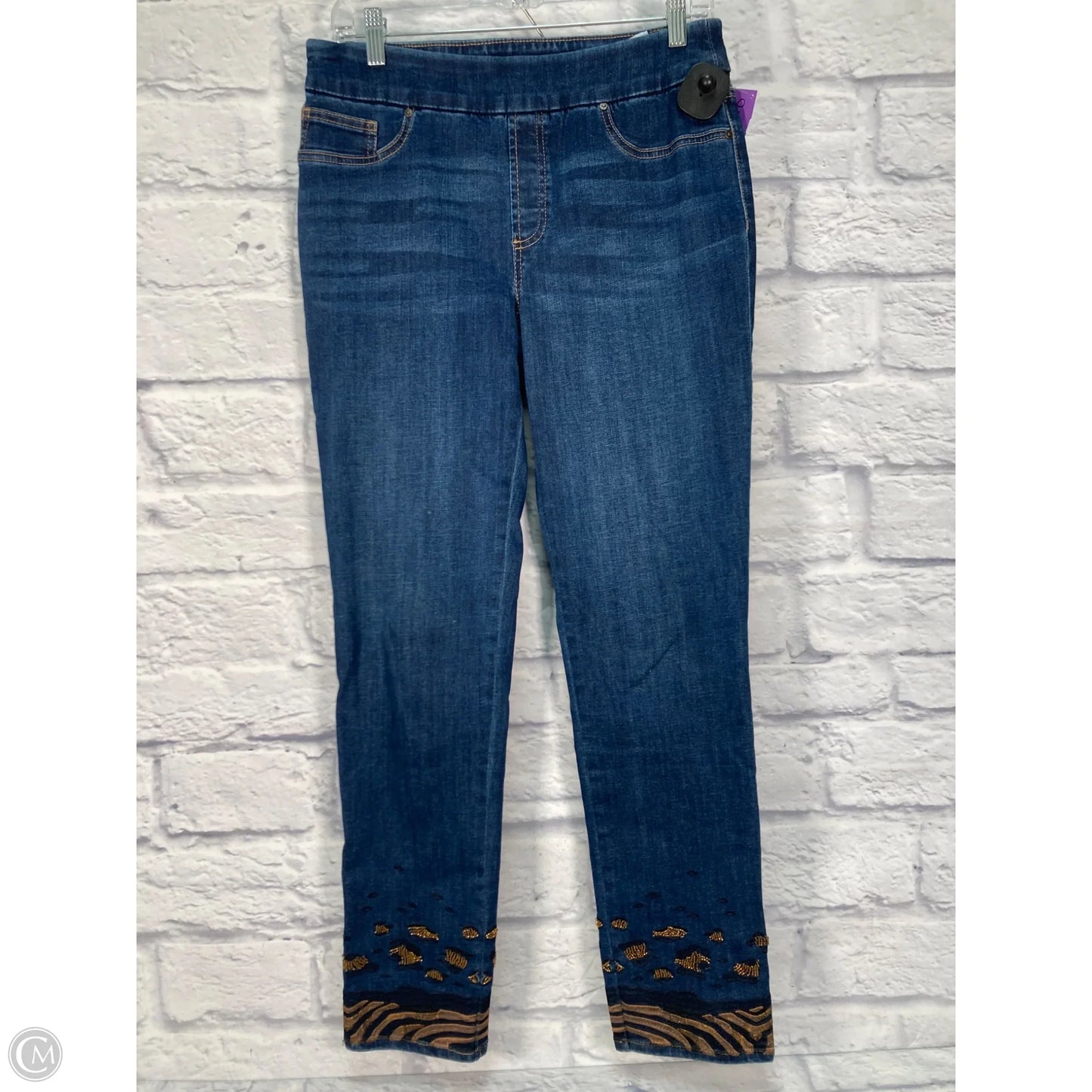 Jeans Jeggings By Chicos In Blue, Size: 6