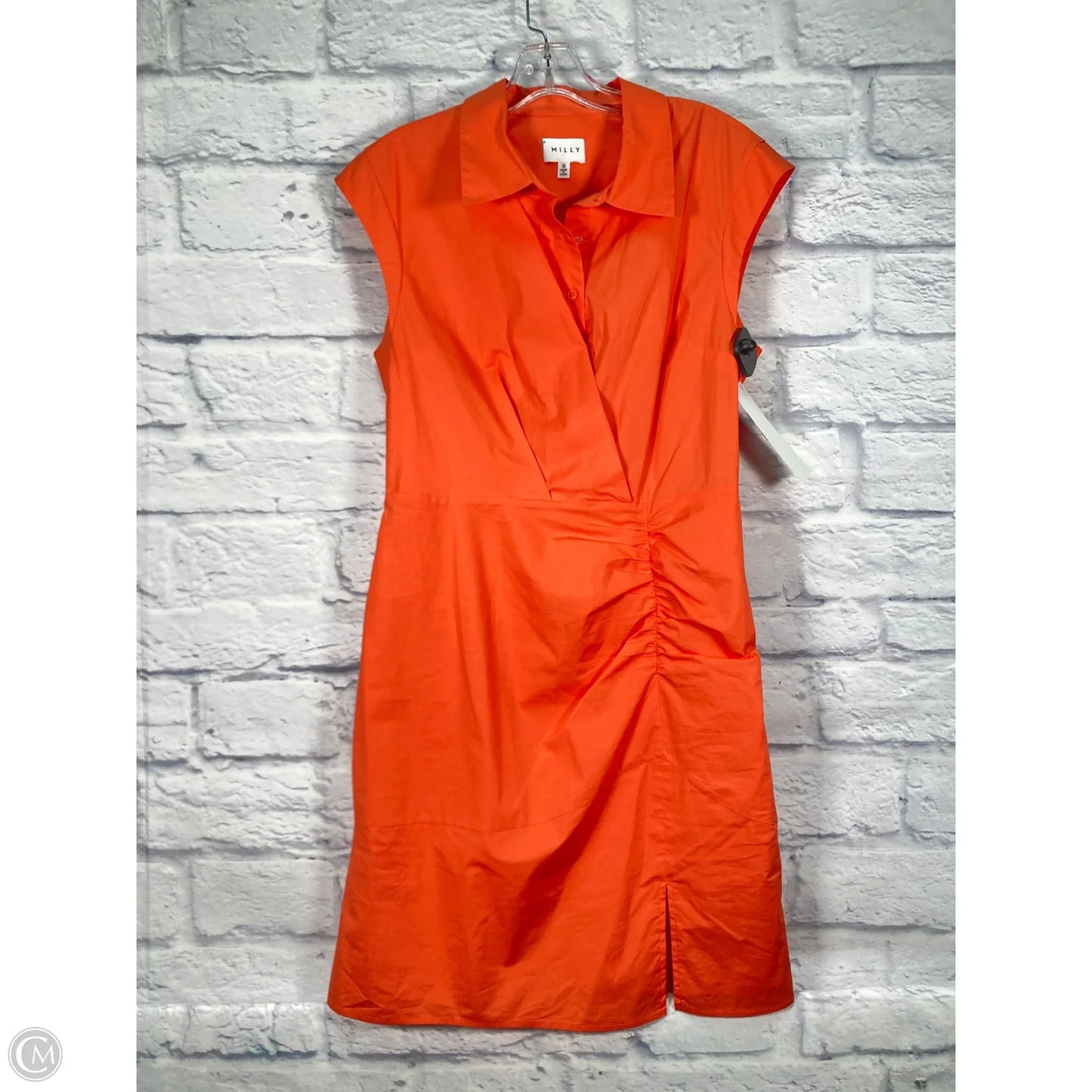 Dress Designer By Milly In Orange, Size: M
