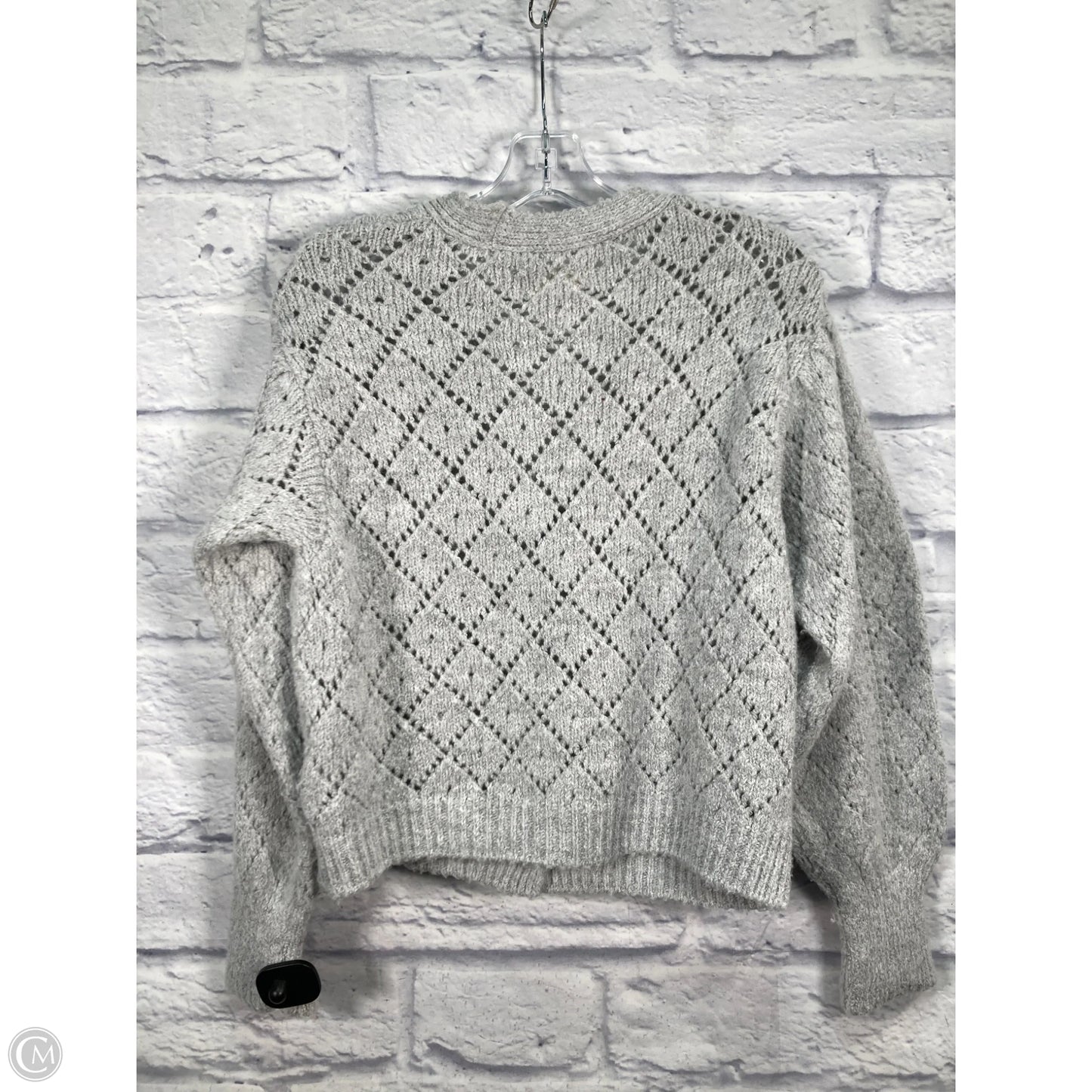 Sweater Cardigan By Maeve In Grey, Size: S