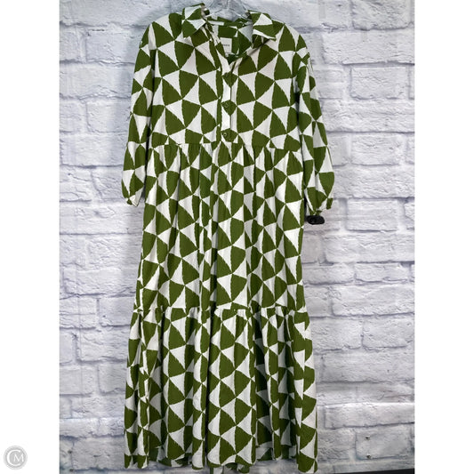 Dress Casual Maxi By Maeve In Green, Size: S