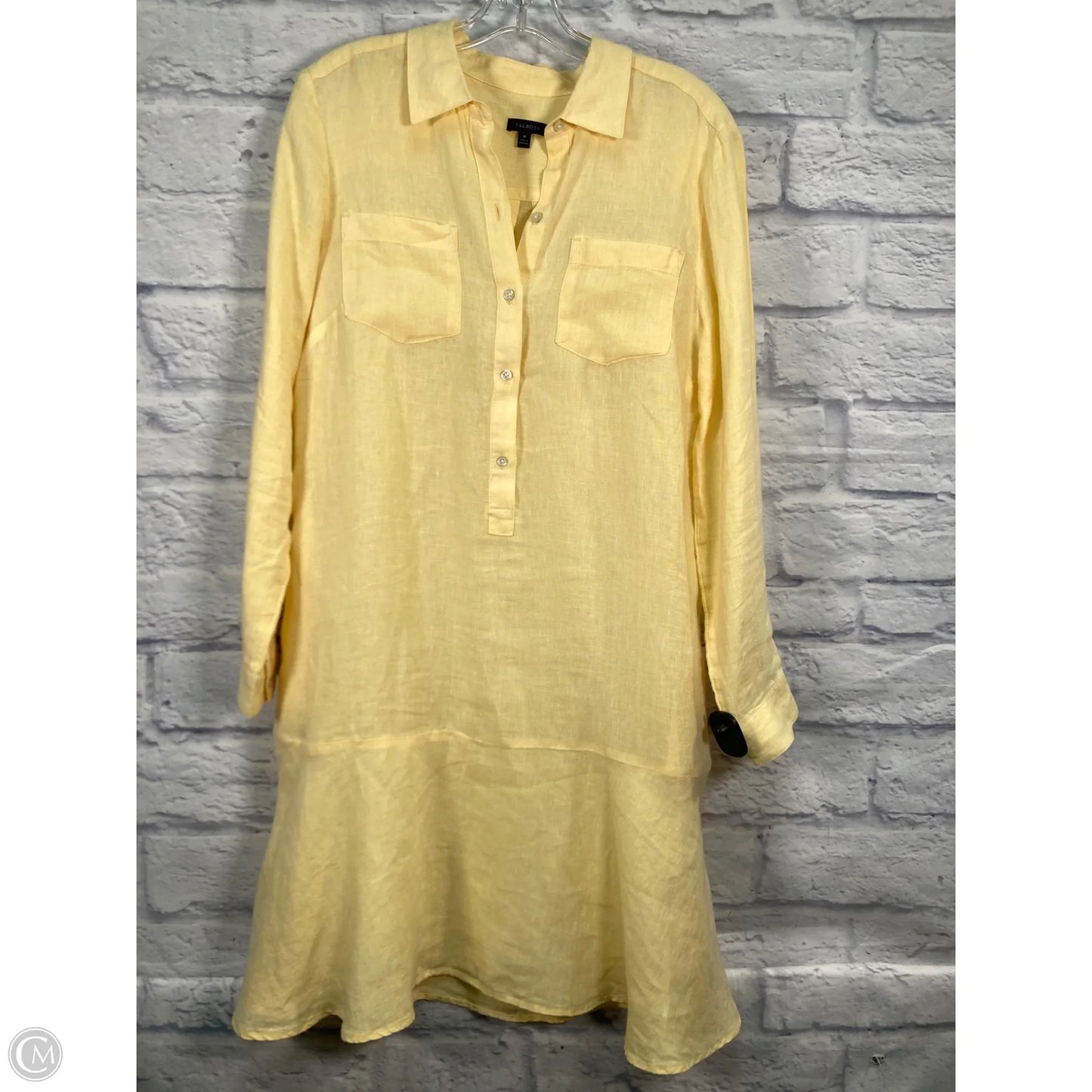 Dress Casual Short By Talbots In Yellow, Size: M