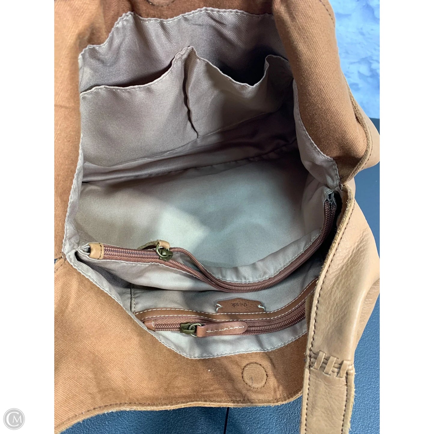 Handbag Leather By The Sak, Size: Medium
