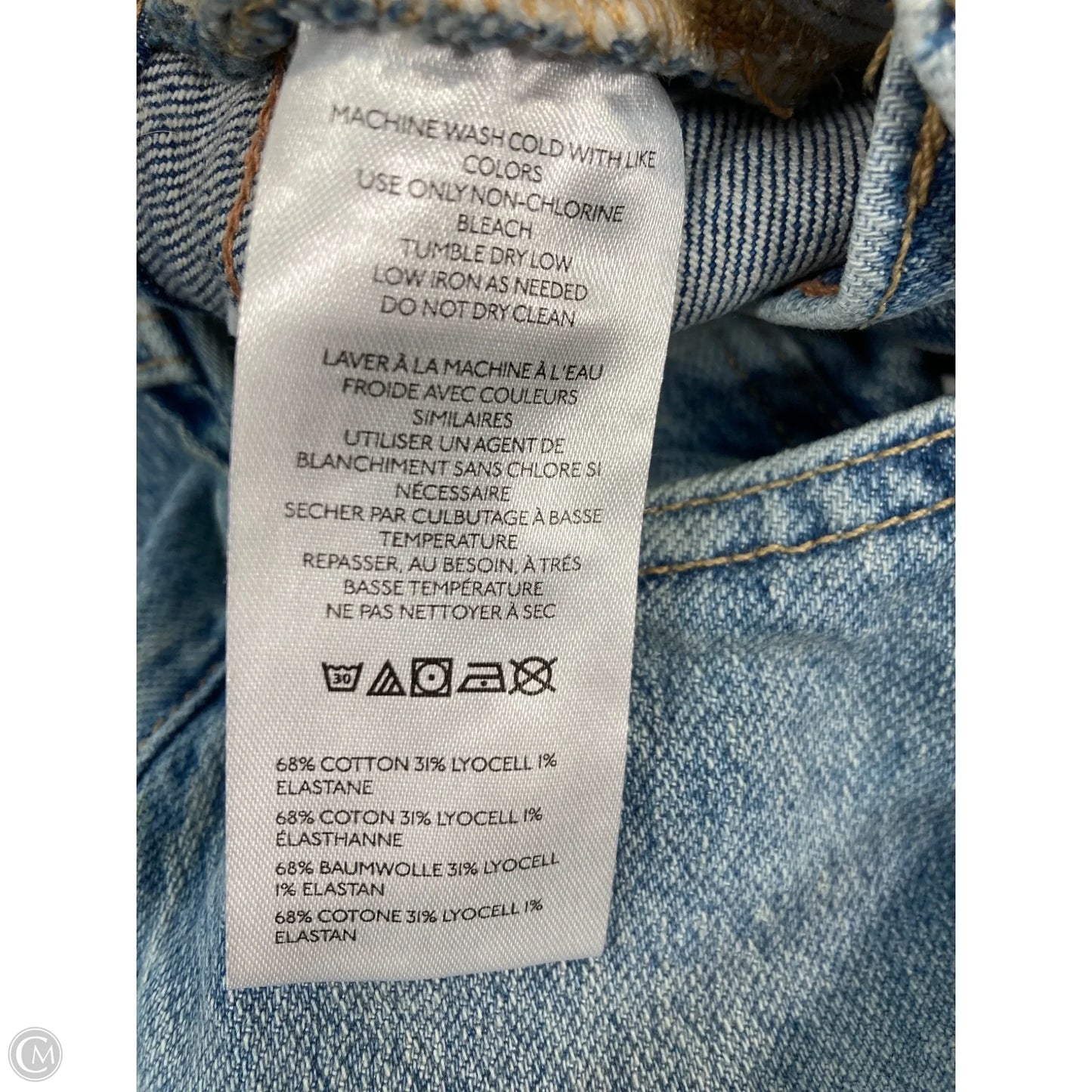 Jeans Straight By We The Free In Blue, Size: 6