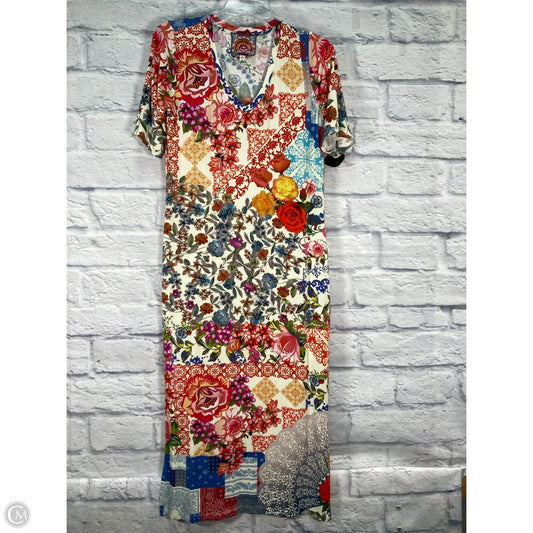 Dress Casual Maxi By Johnny Was In Multi-colored, Size: Xs