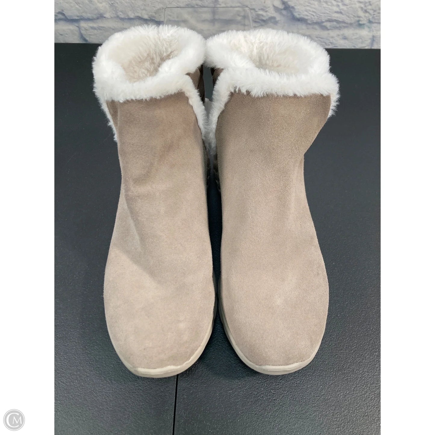 Boots Ankle Flats By Skechers In Tan, Size: 11