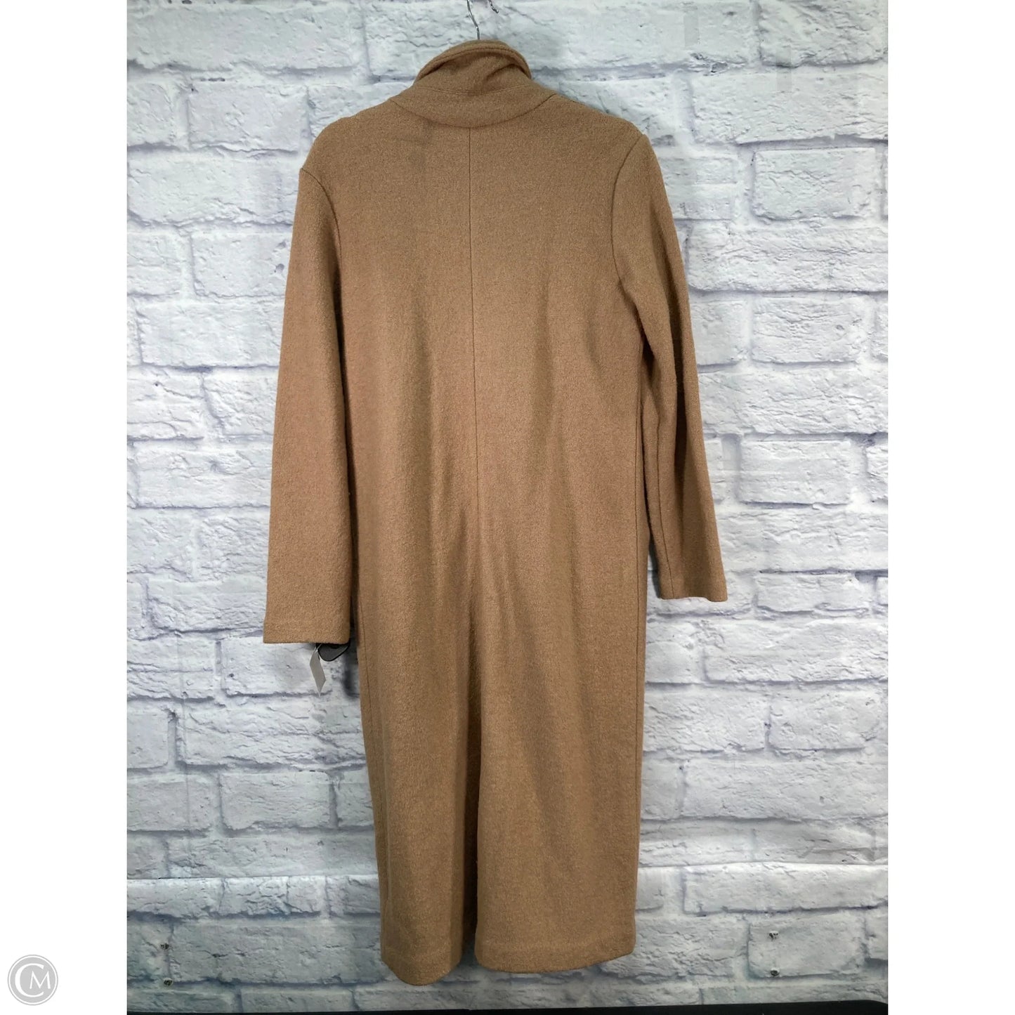 Coat Wool By Christian Siriano In Tan, Size: S