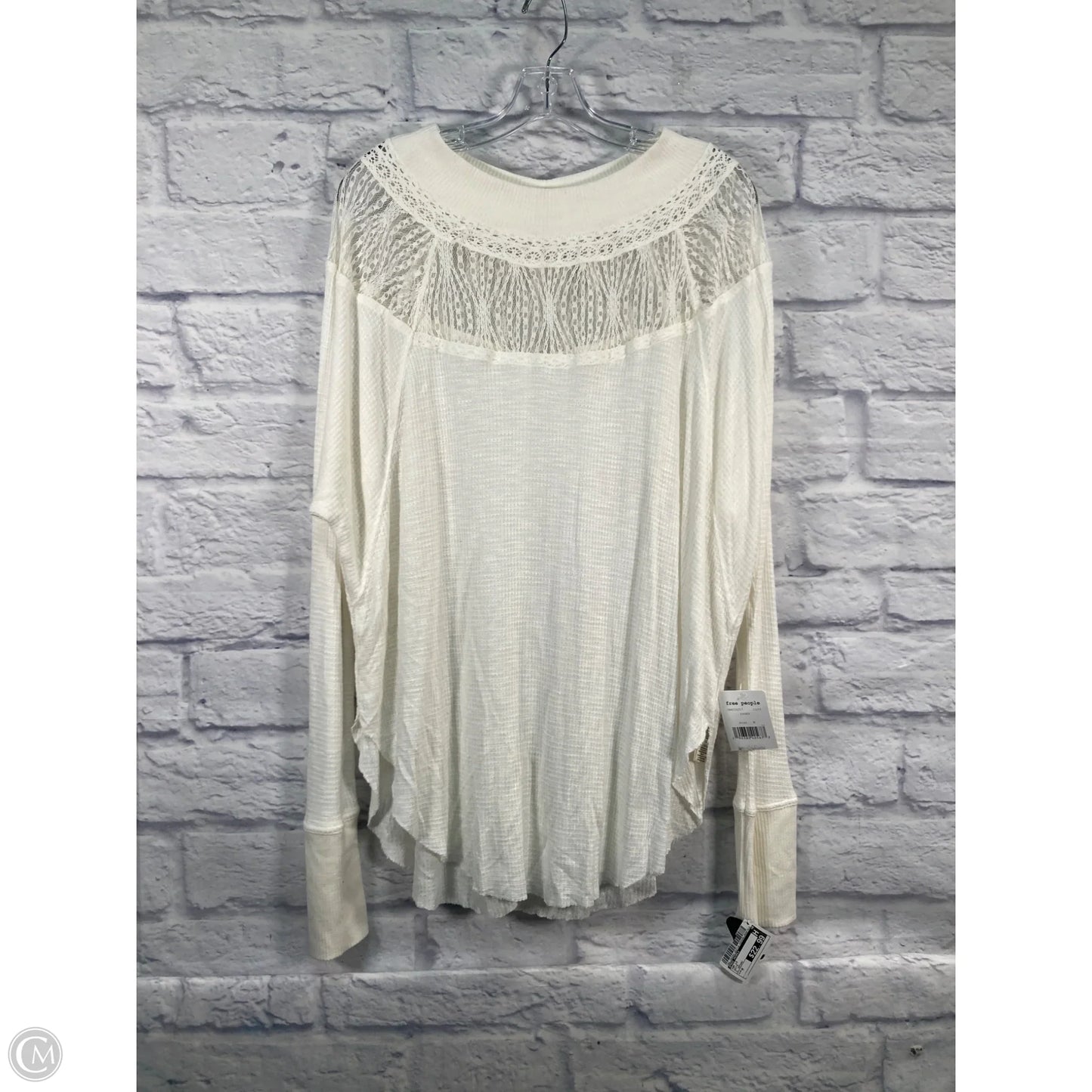 Top Long Sleeve By Free People In White, Size: M