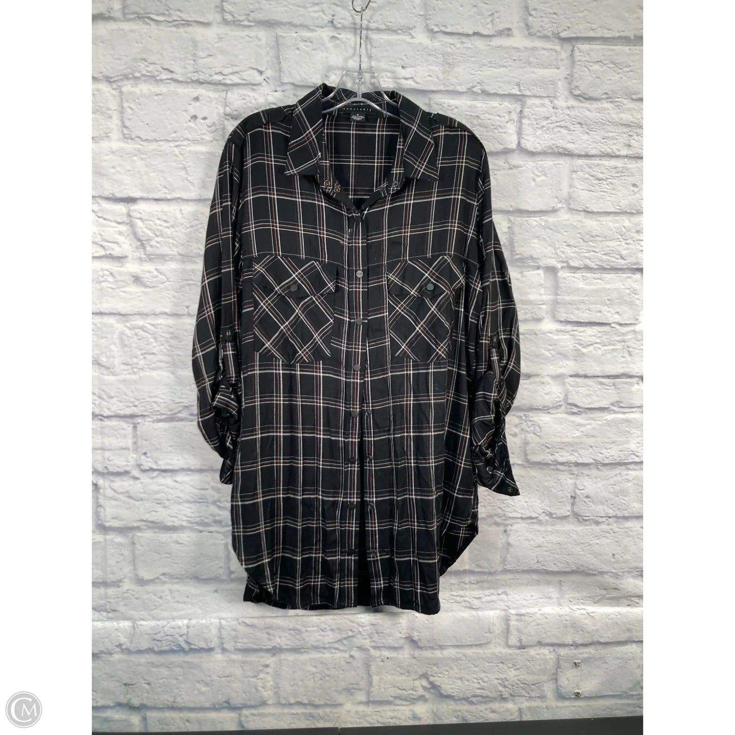 Top Long Sleeve By Sanctuary In Black, Size: M
