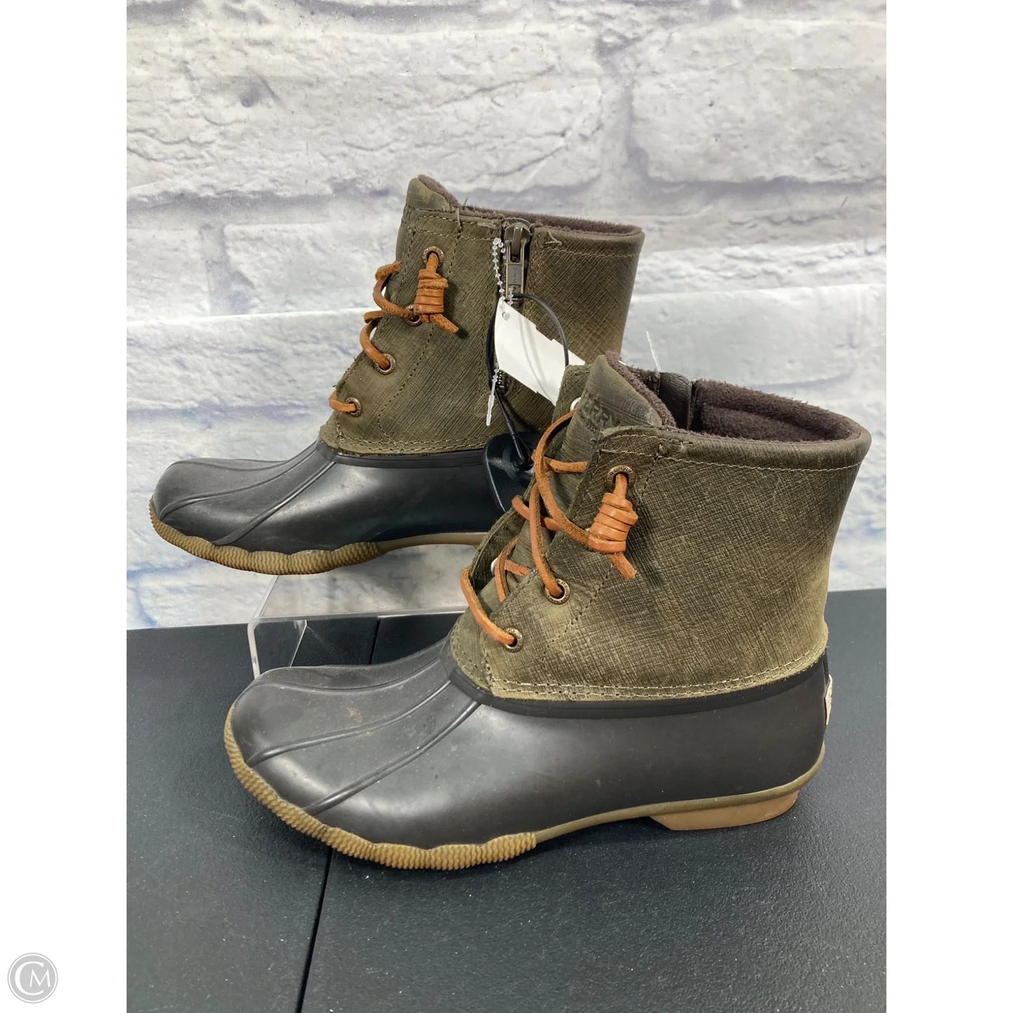 Boots Hiking By Sperry In Green, Size: 7