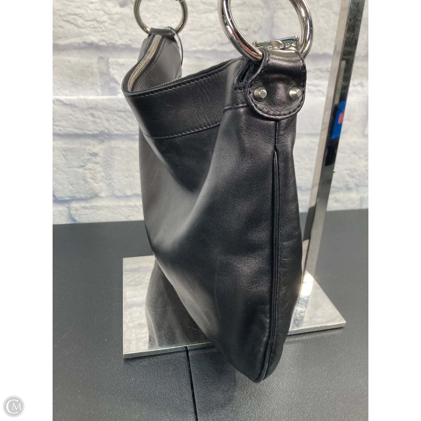 Handbag Leather By Clothes Mentor, Size: Medium