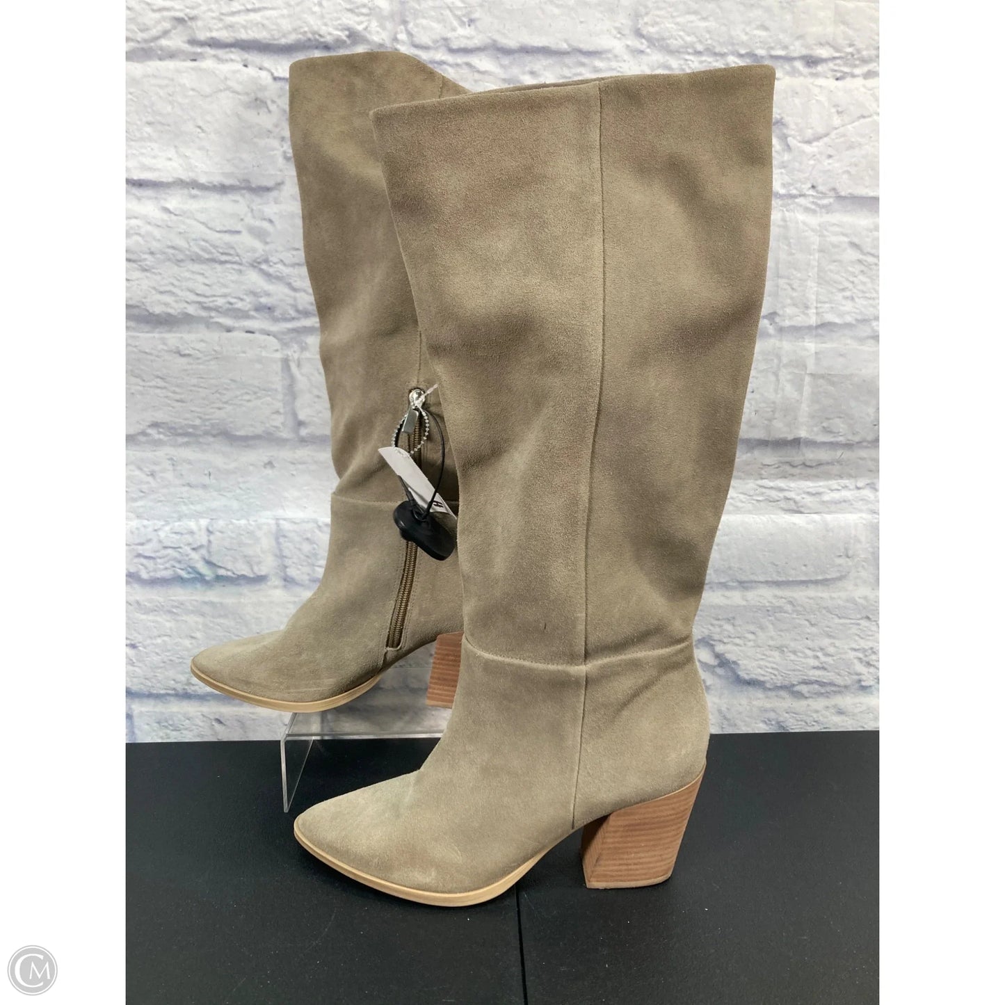 Boots Mid-calf Heels By Dolce Vita In Tan, Size: 10
