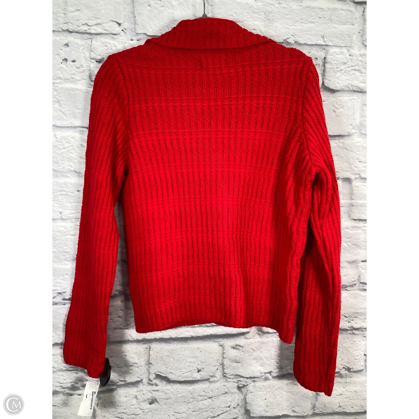 Sweater Cardigan By Maeve In Red, Size: M