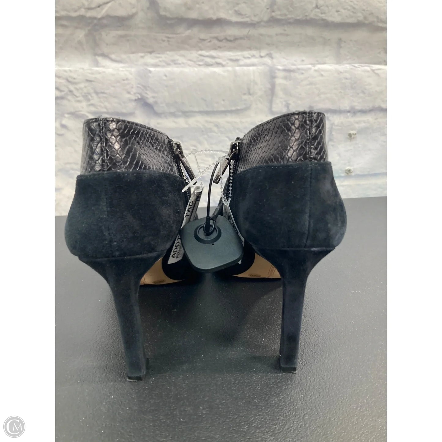 Boots Ankle Heels By Vince Camuto In Black, Size: 10