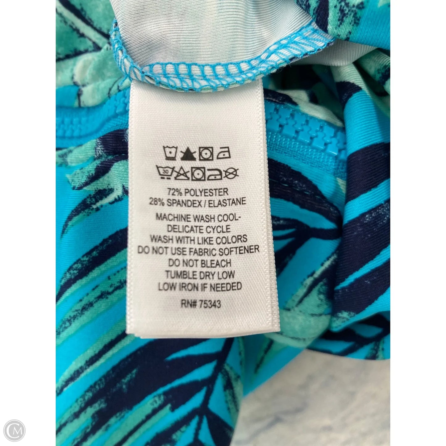 Athletic Dress By Tommy Bahama In Blue & Green, Size: M