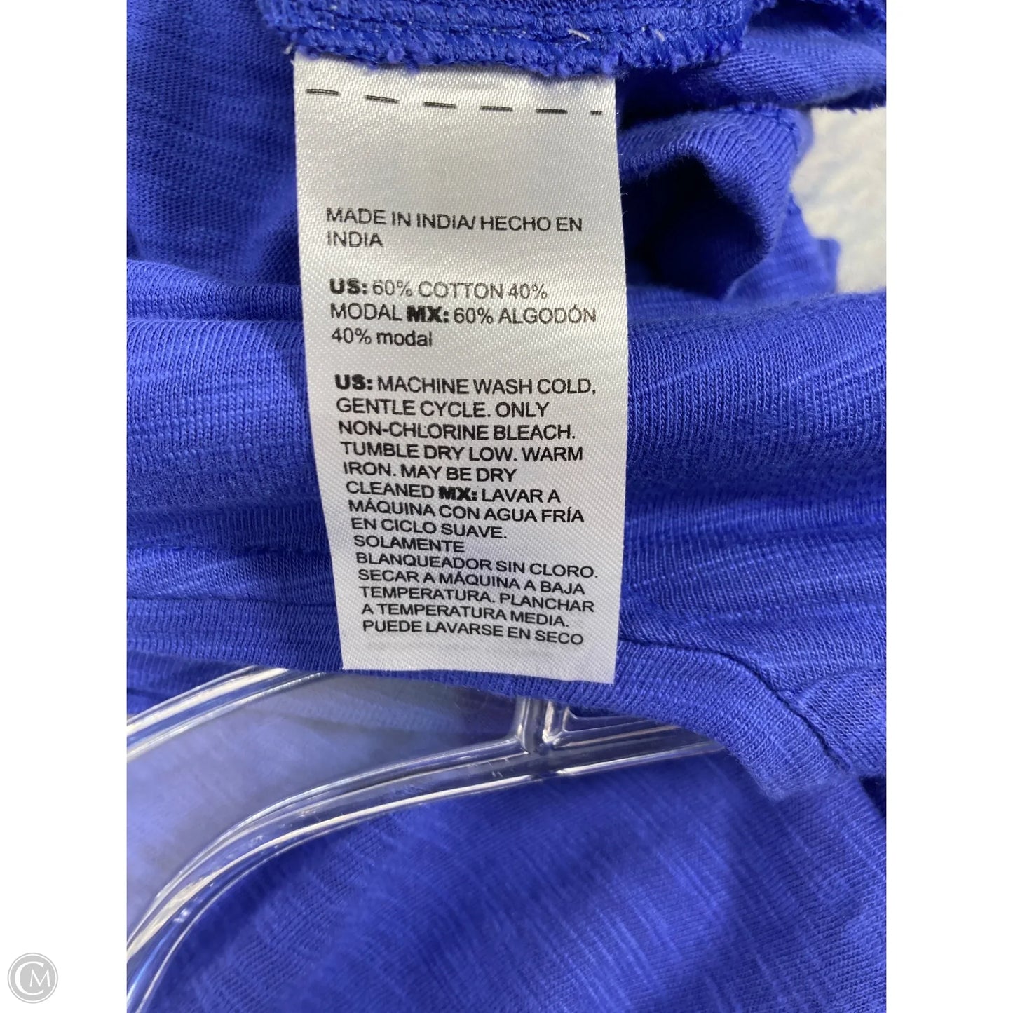 Top Long Sleeve By Chicos In Purple, Size: M