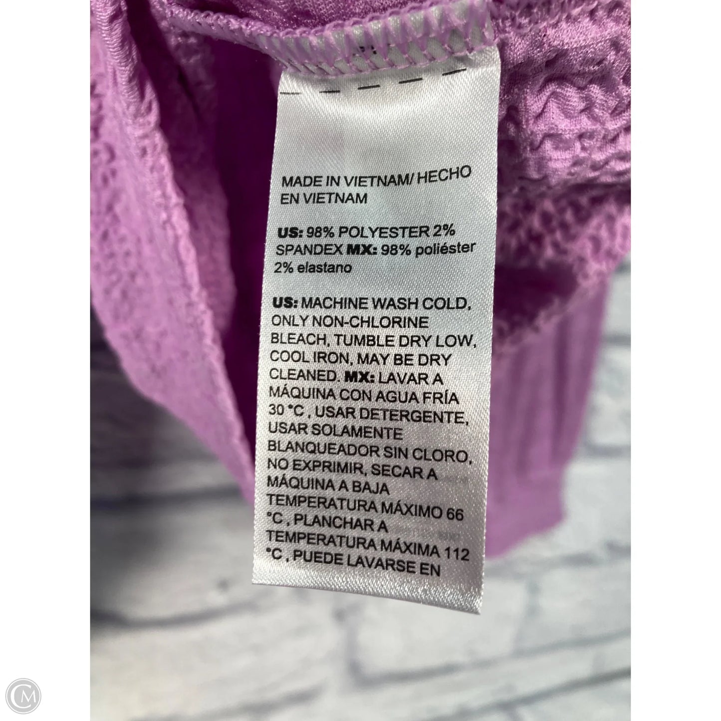 Top Long Sleeve By Chicos In Purple, Size: Xl