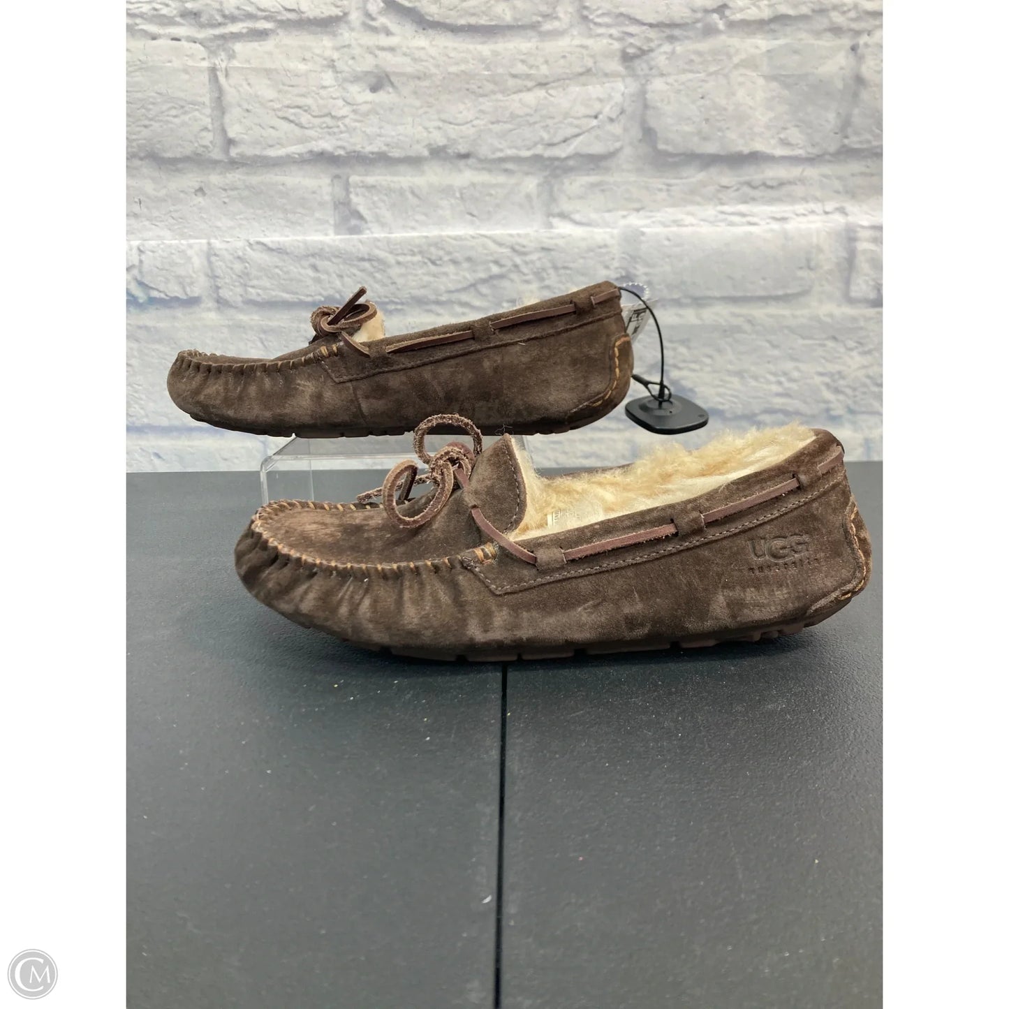 Shoes Designer By Ugg In Brown & Tan, Size: 7