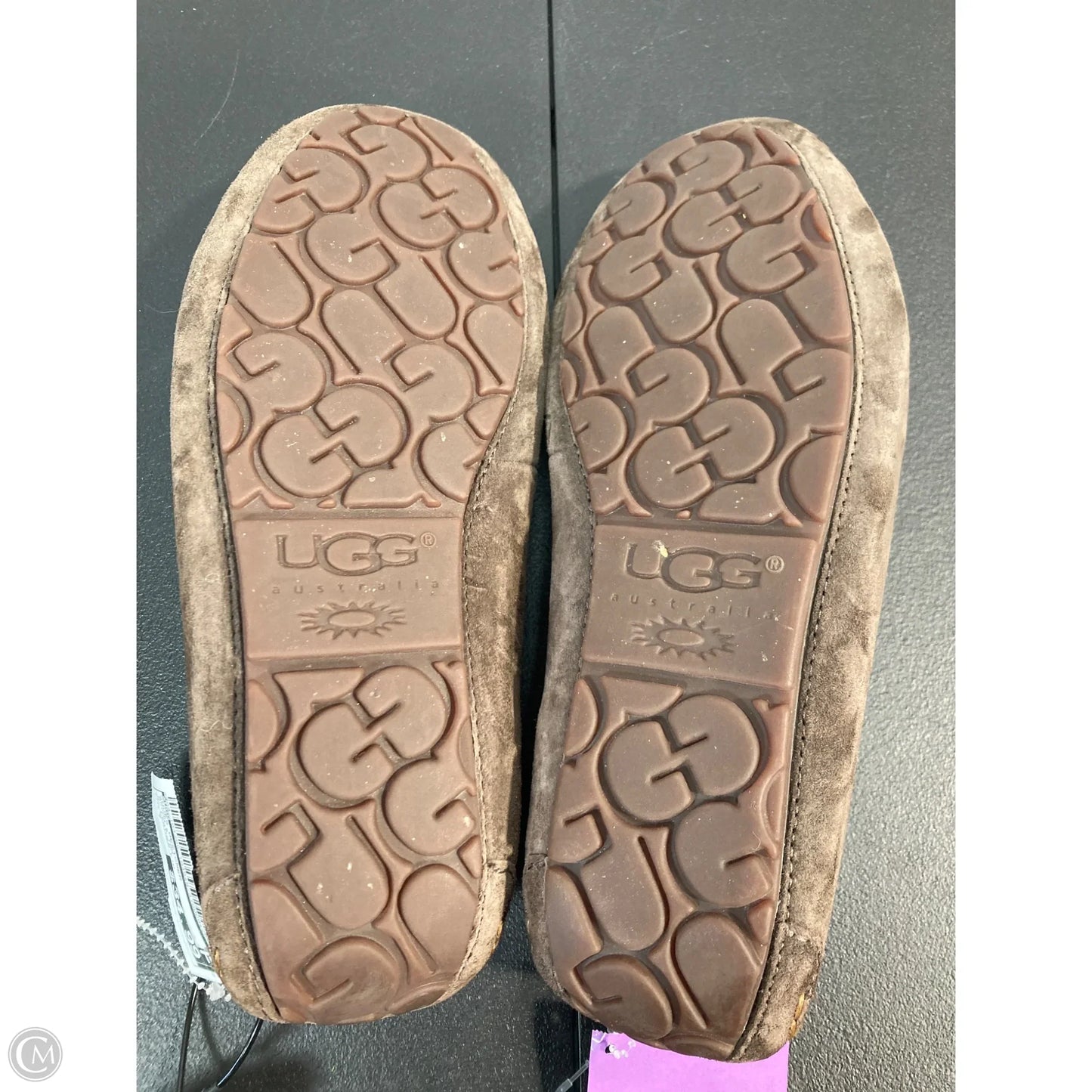 Shoes Designer By Ugg In Brown & Tan, Size: 7
