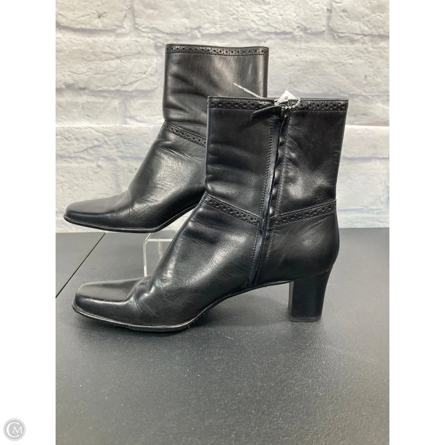 Boots Ankle Heels By Antonio Melani In Black, Size: 9.5