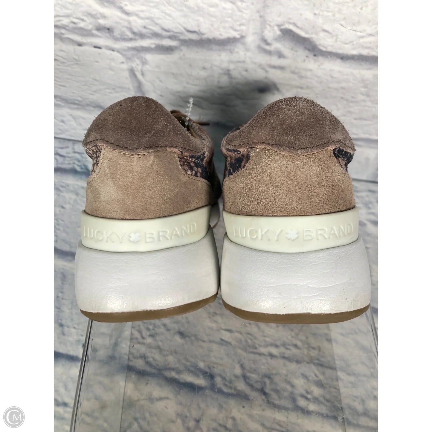 Shoes Sneakers By Lucky Brand In Brown, Size: 8