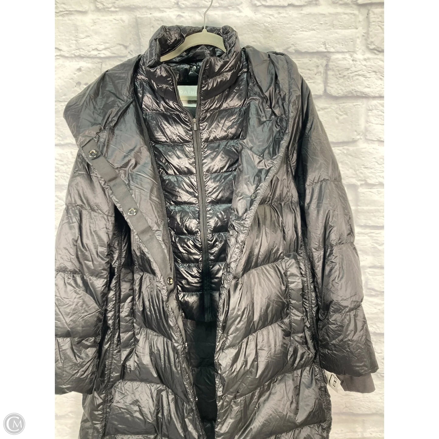Jacket Puffer & Quilted By Athleta In Black, Size: Lp