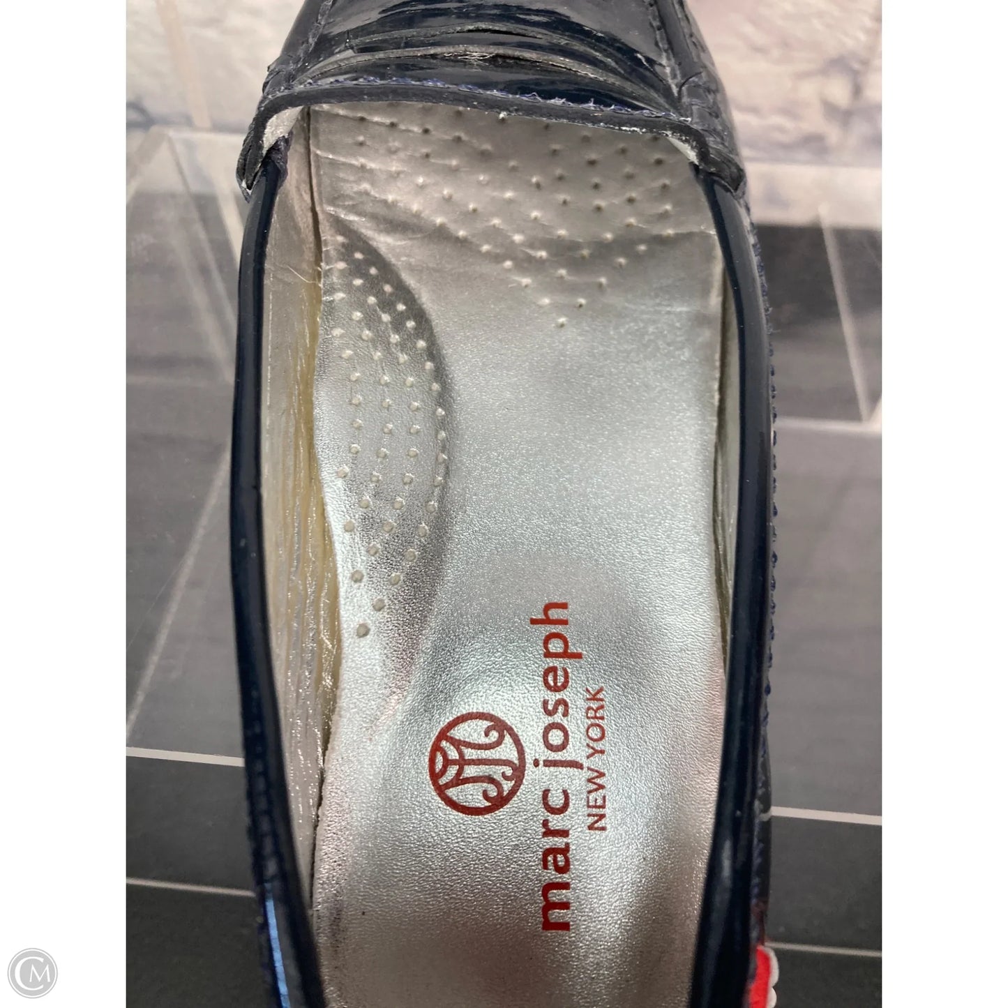 Shoes Flats By Clothes Mentor In Blue, Size: 6.5