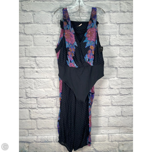 Pants Set 2pc By Free People In Black & Purple, Size: Xl