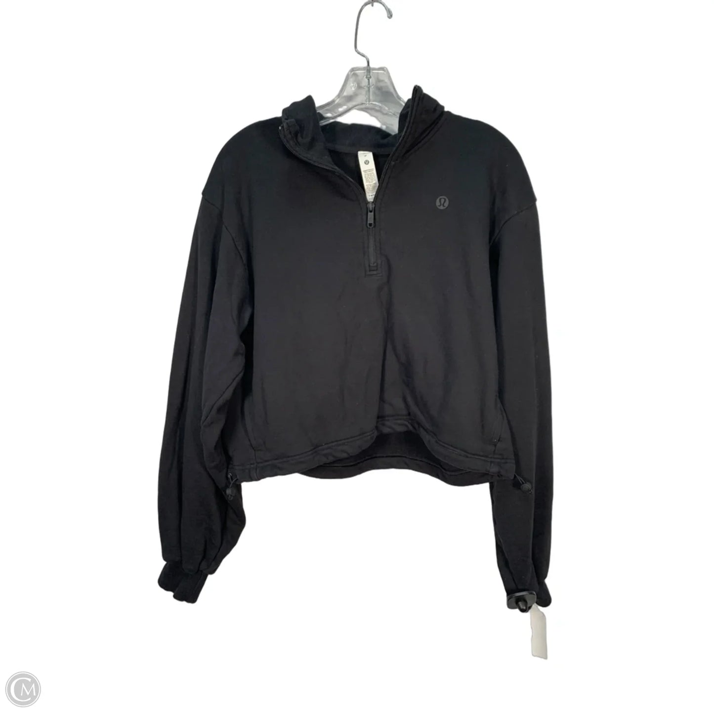 Sweatshirt Collar By Lululemon In Black, Size: M