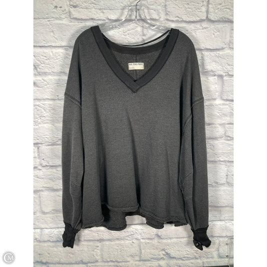 Sweatshirt Crewneck By We The Free In Grey, Size: S