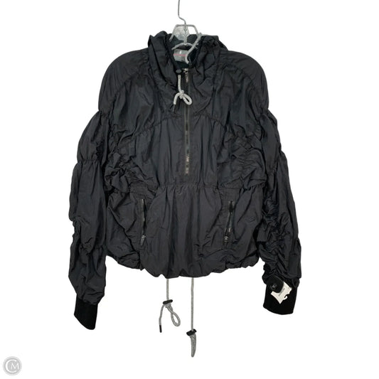 Jacket Windbreaker By Free People In Black, Size: S