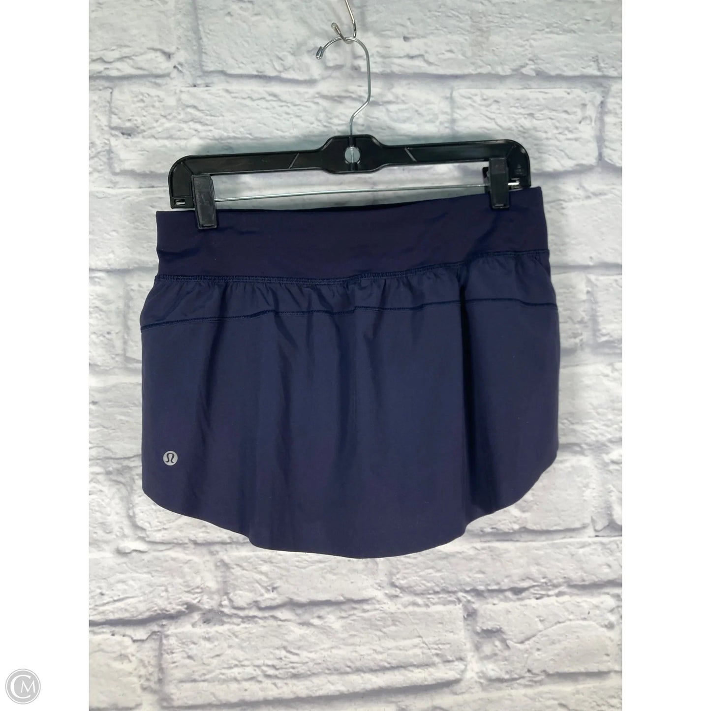 Athletic Skort By Lululemon In Blue, Size: 6