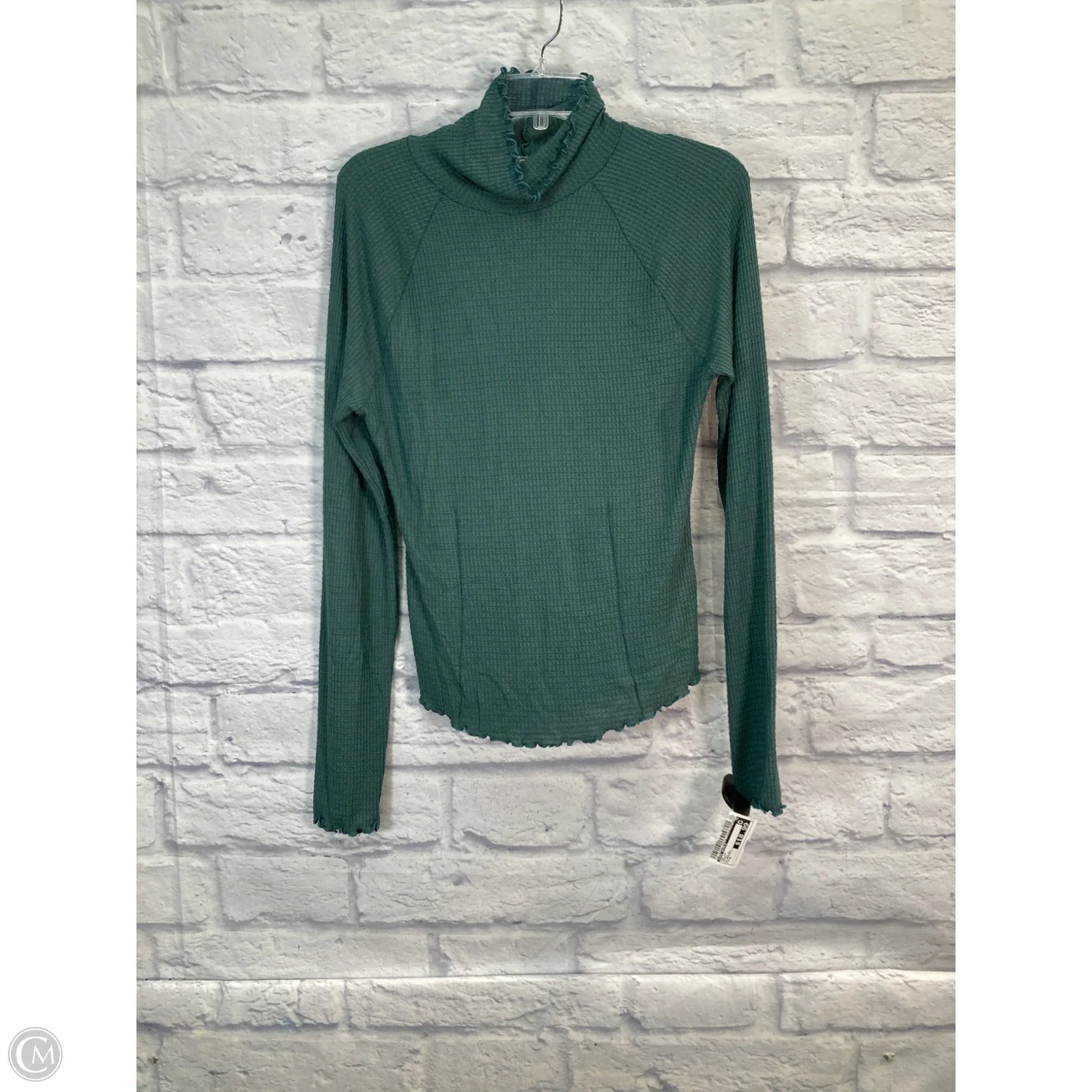 Top Long Sleeve By Free People In Green, Size: M