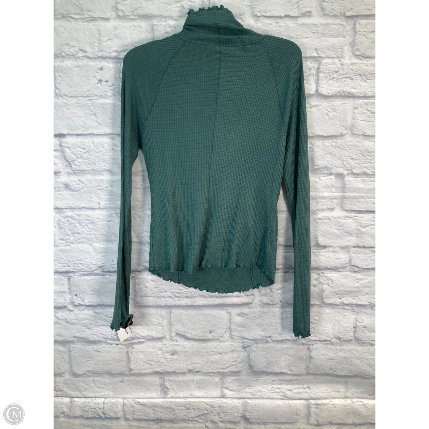 Top Long Sleeve By Free People In Green, Size: M