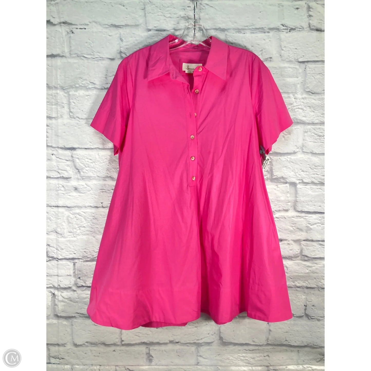 Dress Casual Short By Anthropologie In Pink, Size: Mp