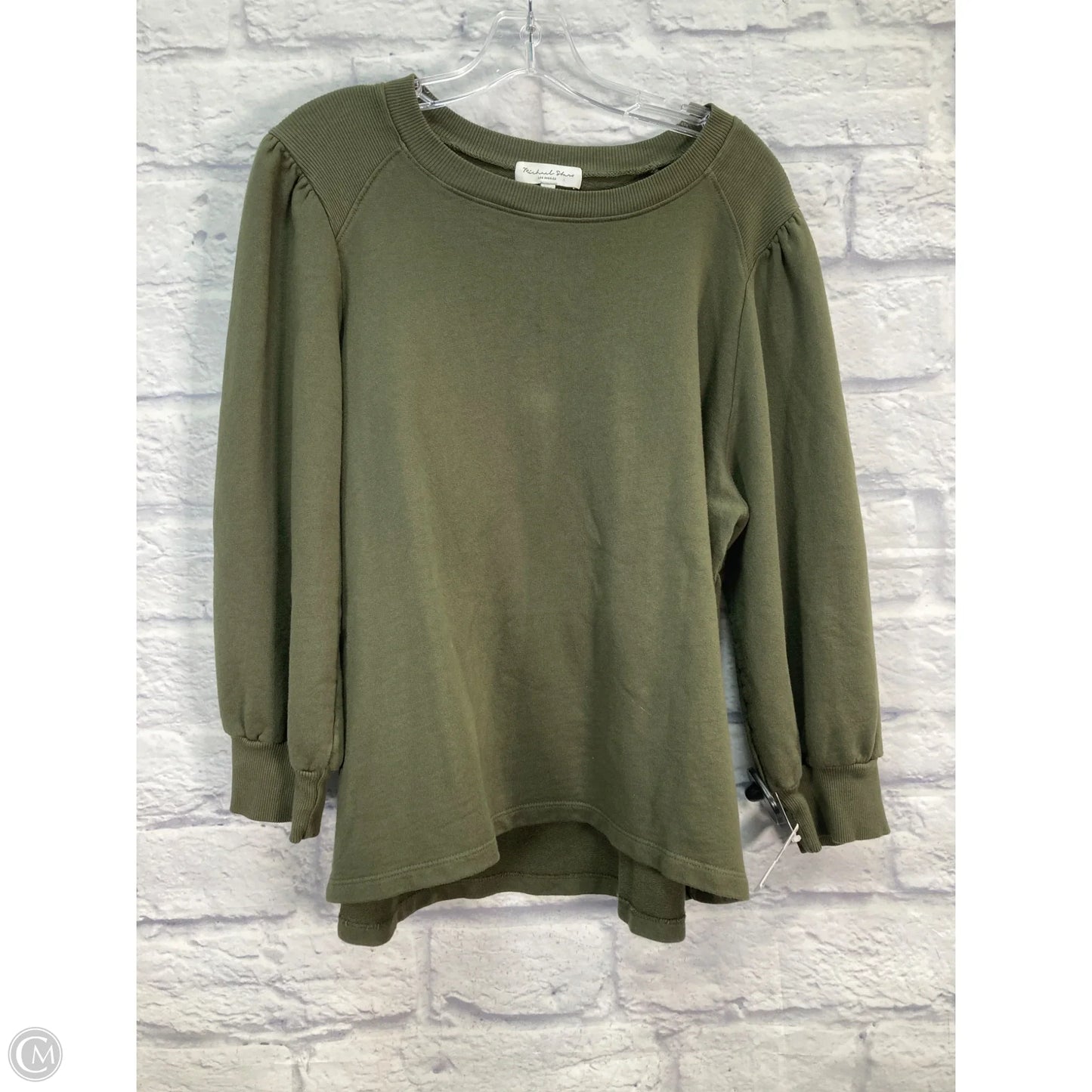 Top Long Sleeve By Michael Stars In Green, Size: Xl