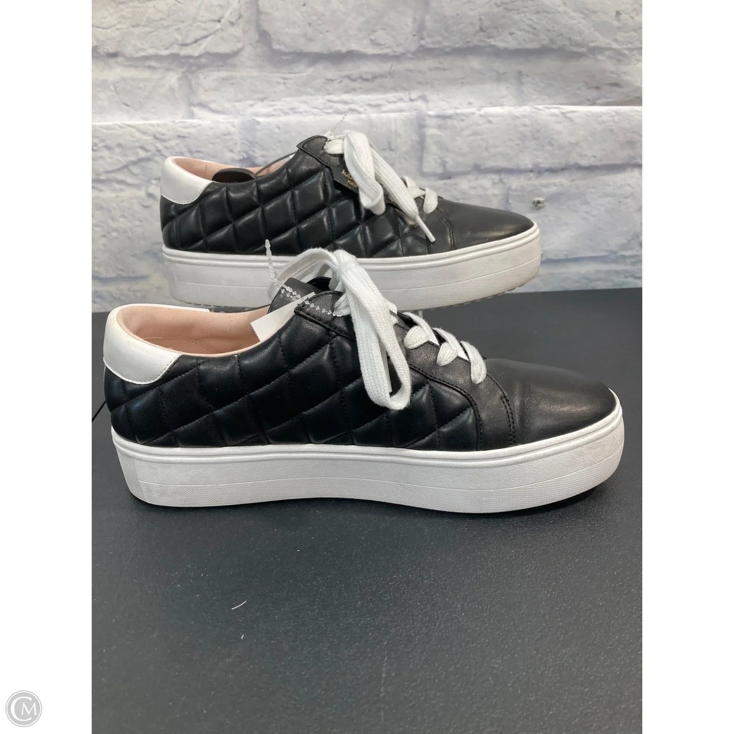Shoes Designer By Kate Spade In Black & White, Size: 10