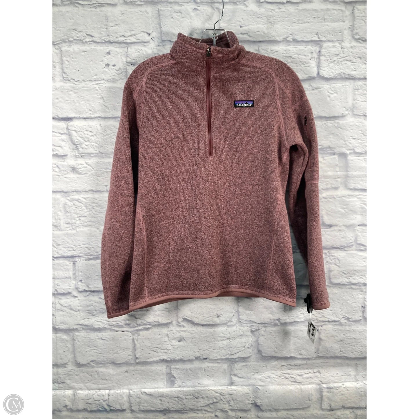 Sweatshirt Collar By Patagonia In Pink, Size: S